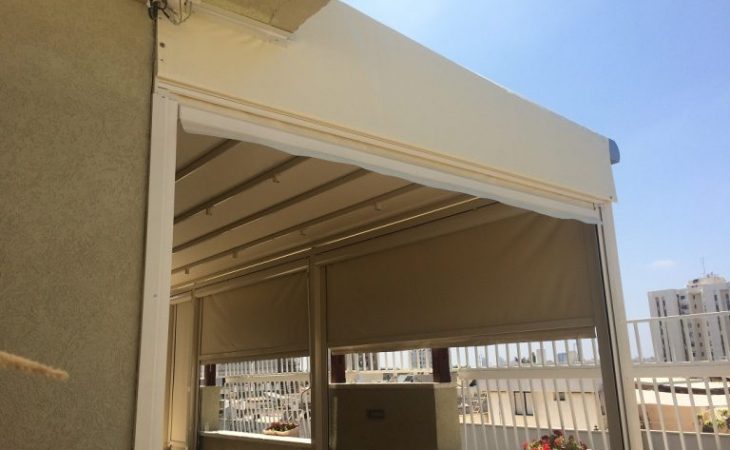 סגירת חורף נאספת בחולון-פרגולה דגם סטאר
